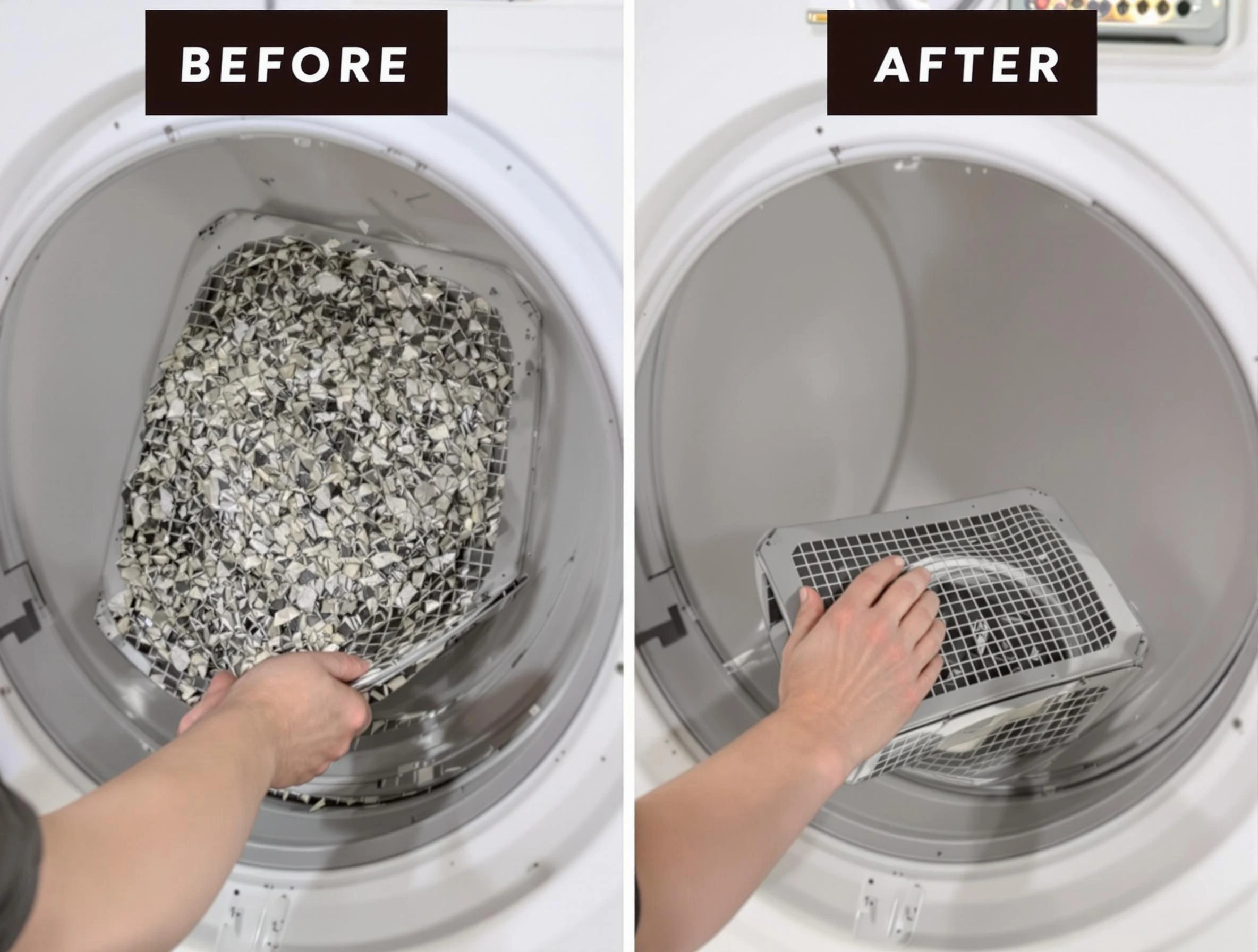 Professional lint trap cleaning by Golden Dryer Vent Cleaning in Golden