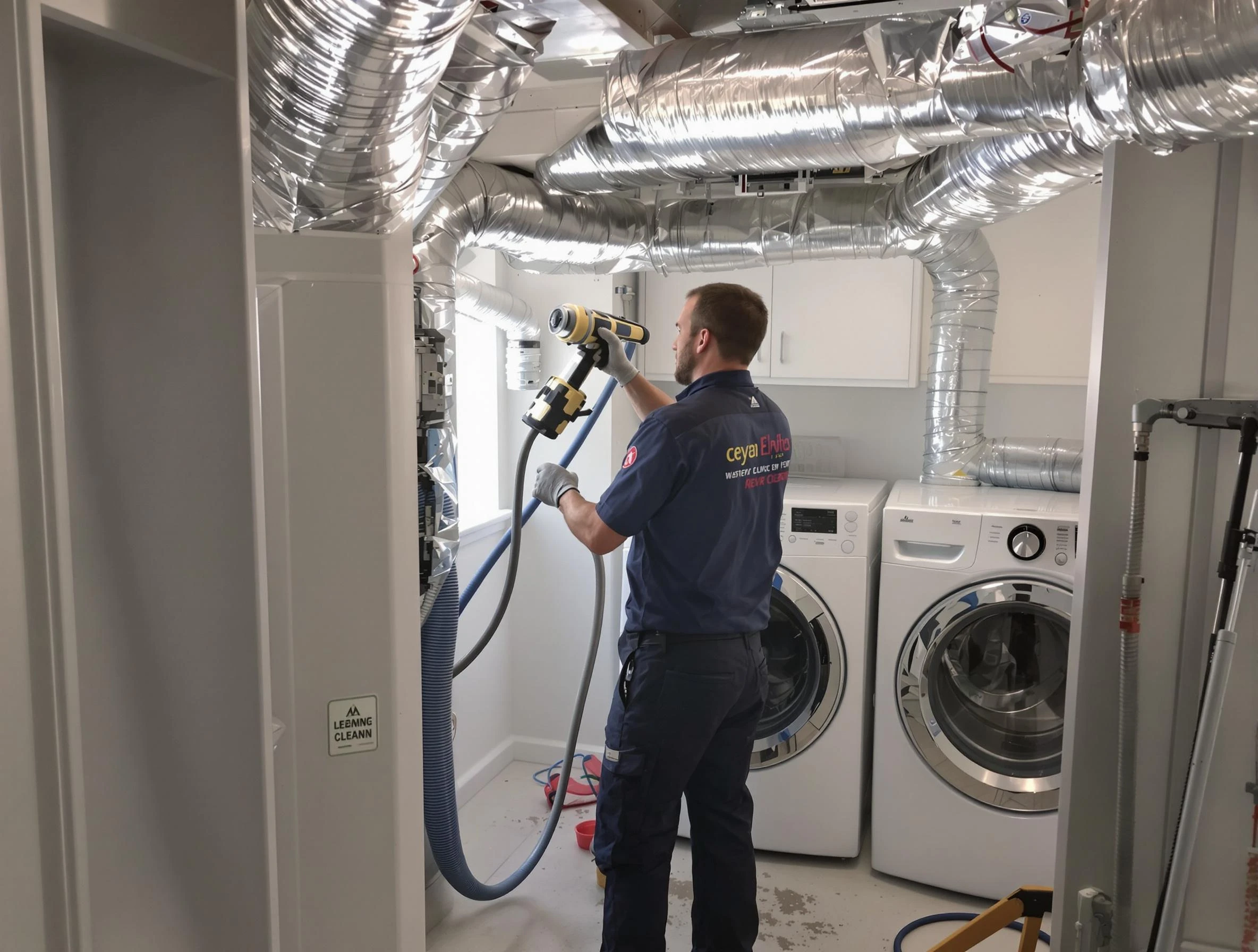 Golden Dryer Vent Cleaning specialist using advanced equipment for thorough duct cleaning in Golden