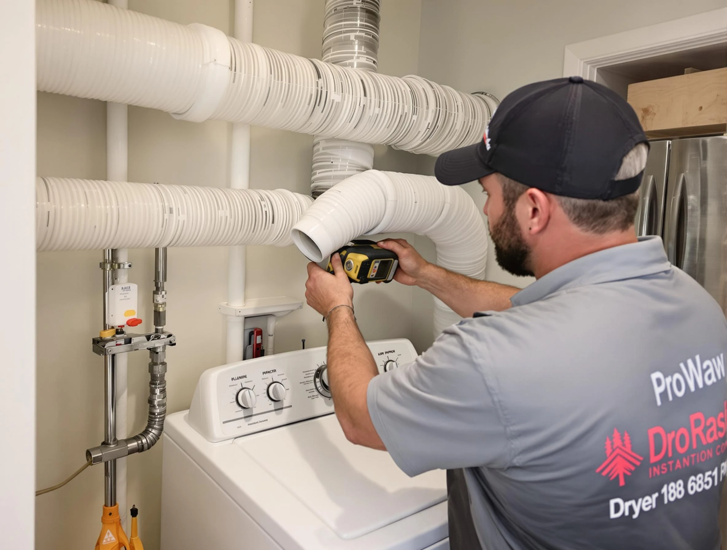 Professional dryer vent hose installation by Golden Dryer Vent Cleaning in Golden